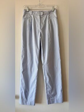 Vintage French Striped Pleated Pants Coastal Grandmother Trousers Size Small NEW